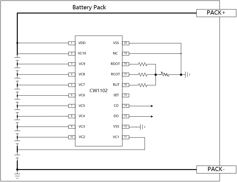 CW1102 ���¶ȱ�������7~10�ڶ���������оƬ